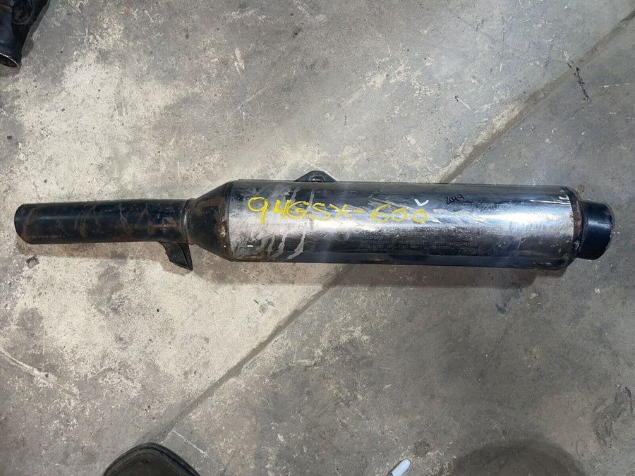 94 suzuki gsx 600 LEFT exhaust muffler