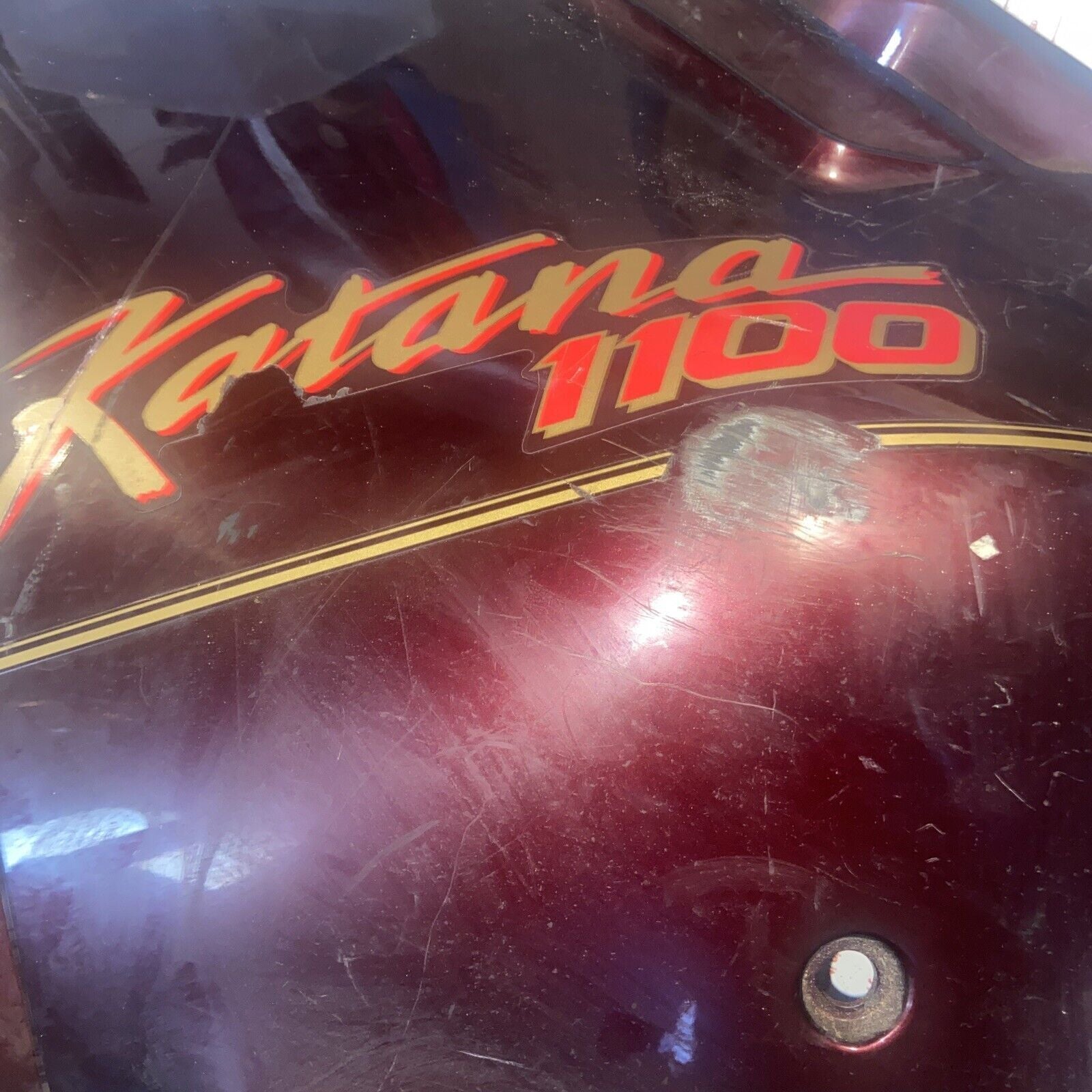 88-93 SUZUKI KATANA 1100 GSX1100F LEFT AND LEFT LOWER BOTTOM BELLY SIDE FAIRING