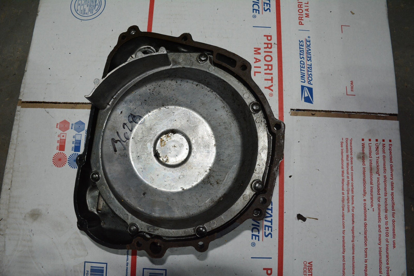 1993 KAWASAKI NINJA ZX7 CLUTCH SIDE ENGINE MOTOR COVER