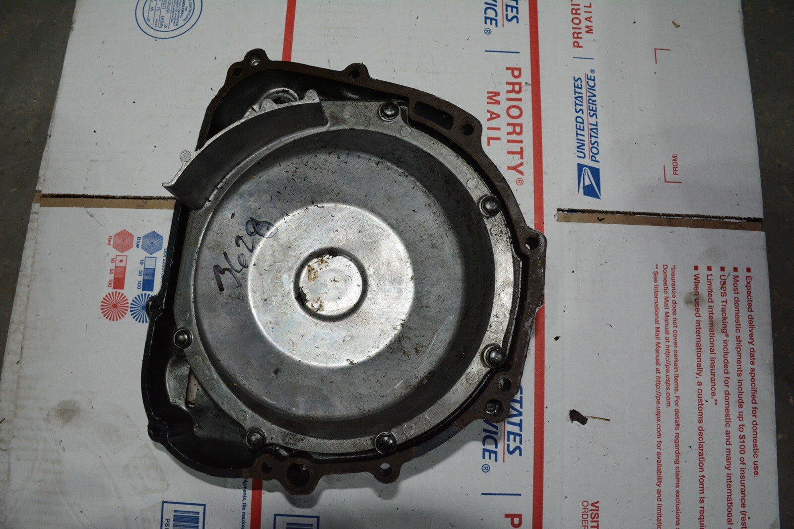 1993 KAWASAKI NINJA ZX7 CLUTCH SIDE ENGINE MOTOR COVER