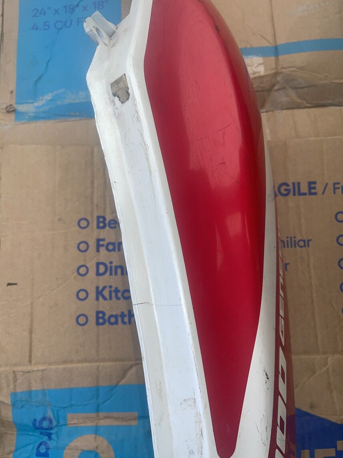 87-95 YAMAHA FZR1000 RIGHT REAR BACK TAIL FAIRING COWL SHROUD