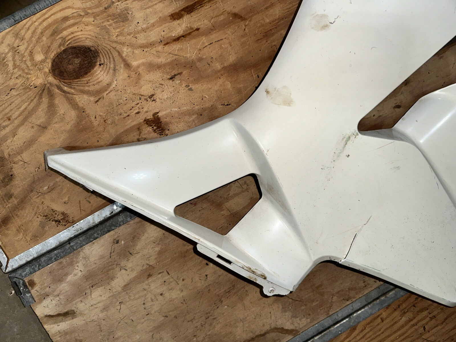 03-04 HONDA CBR600RR ZXMT LEFT MID UPPER SIDE FAIRING COWL PLASTIC