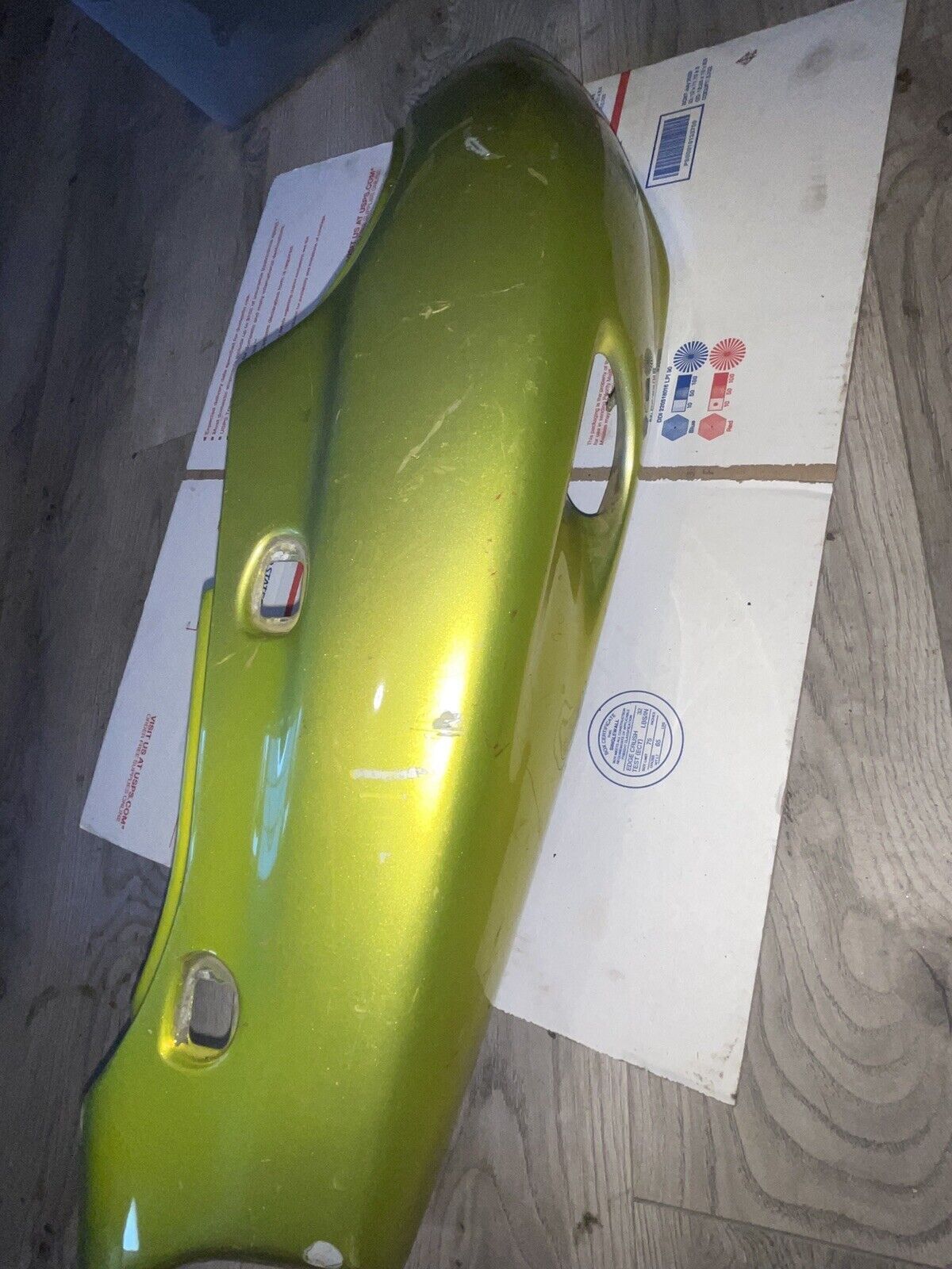 KAWASAKI 94 95 96 97 ZX9R NINJA 900 LEFT SIDE REAR TAIL FAIRING COVER PLASTIC OE