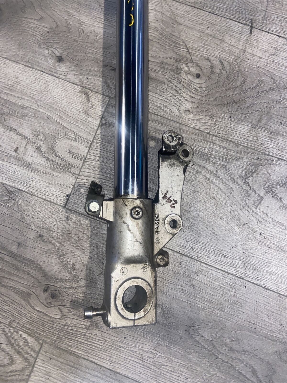 2006 2007 SUZUKI GSXR600 OEM STRAIGHT RIGHT FRONT FORK SHOCK SUSPENSION