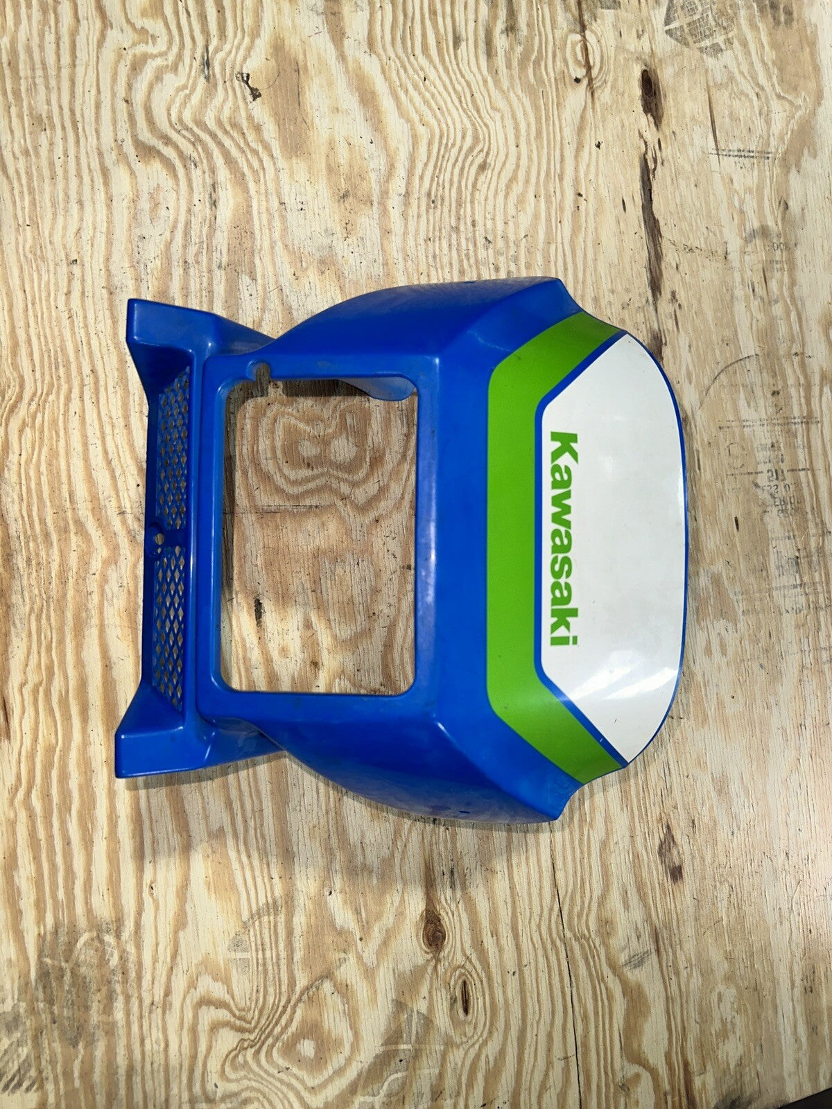 2000 Kawasaki KLR650 Front Upper Headlight Cowl Fairing Cover Panel