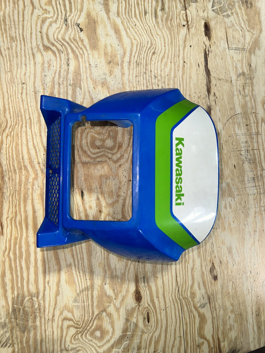 2000 Kawasaki KLR650 Front Upper Headlight Cowl Fairing Cover Panel