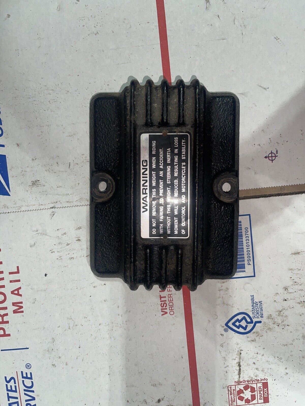 82 HONDA GOLDWING 1100 GL1100 OEM FRONT FAIRING STEERING COUNTER WEIGHT