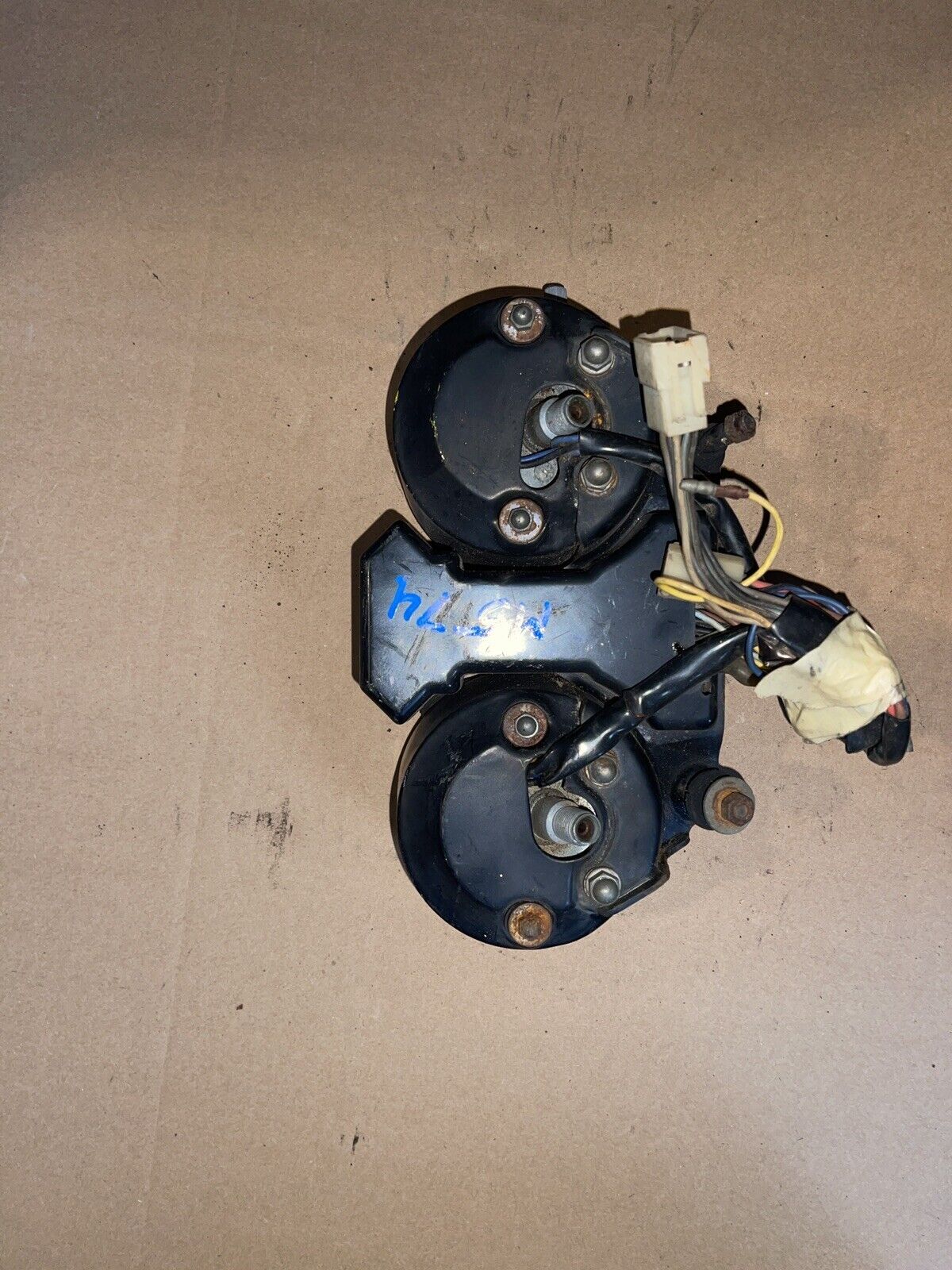 OEM 1977 Yamaha XS 400 XS400D Meter Speedo Tach Gauges