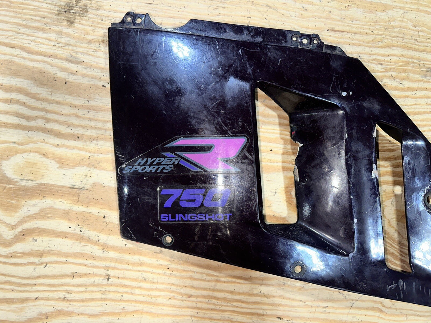 1991 91-92 Suzuki GSXR750 GSXR 750 Left Side Mid Fairing Cowl Body 