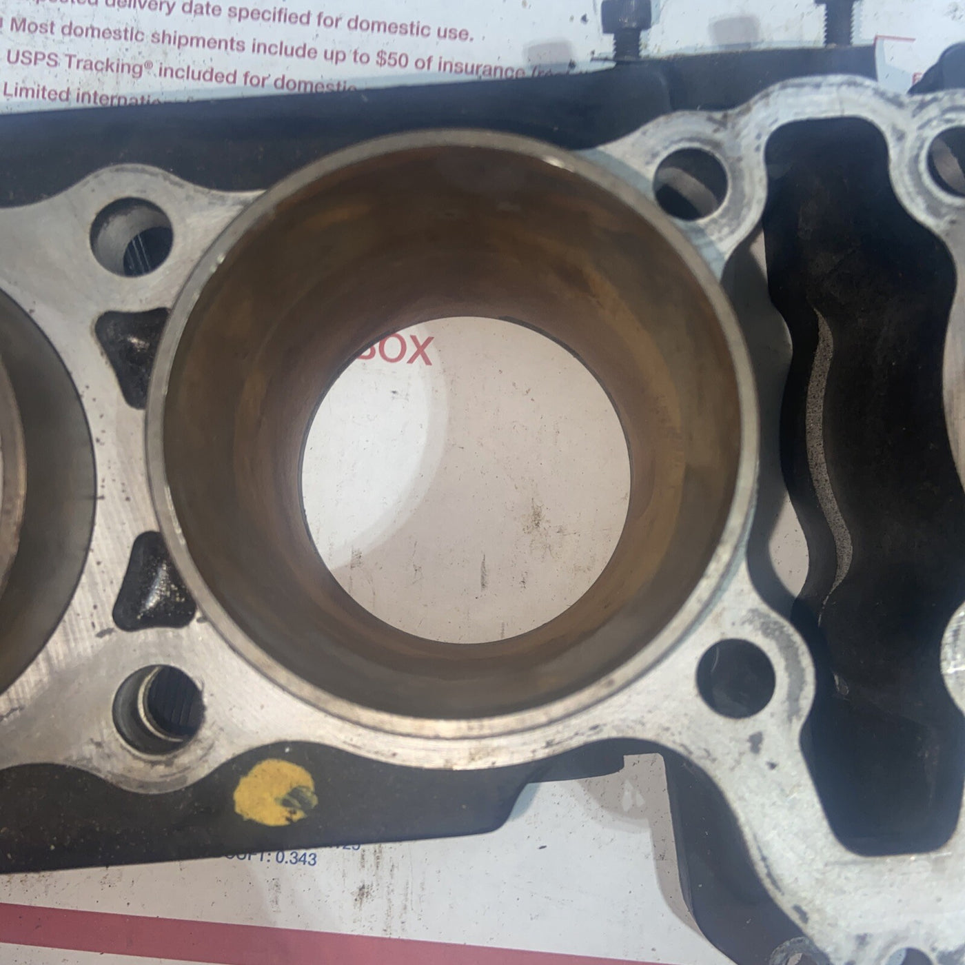 1989 Suzuki GSXR ENGINE MOTOR PISTON CYLINDERS BLOCK JUG