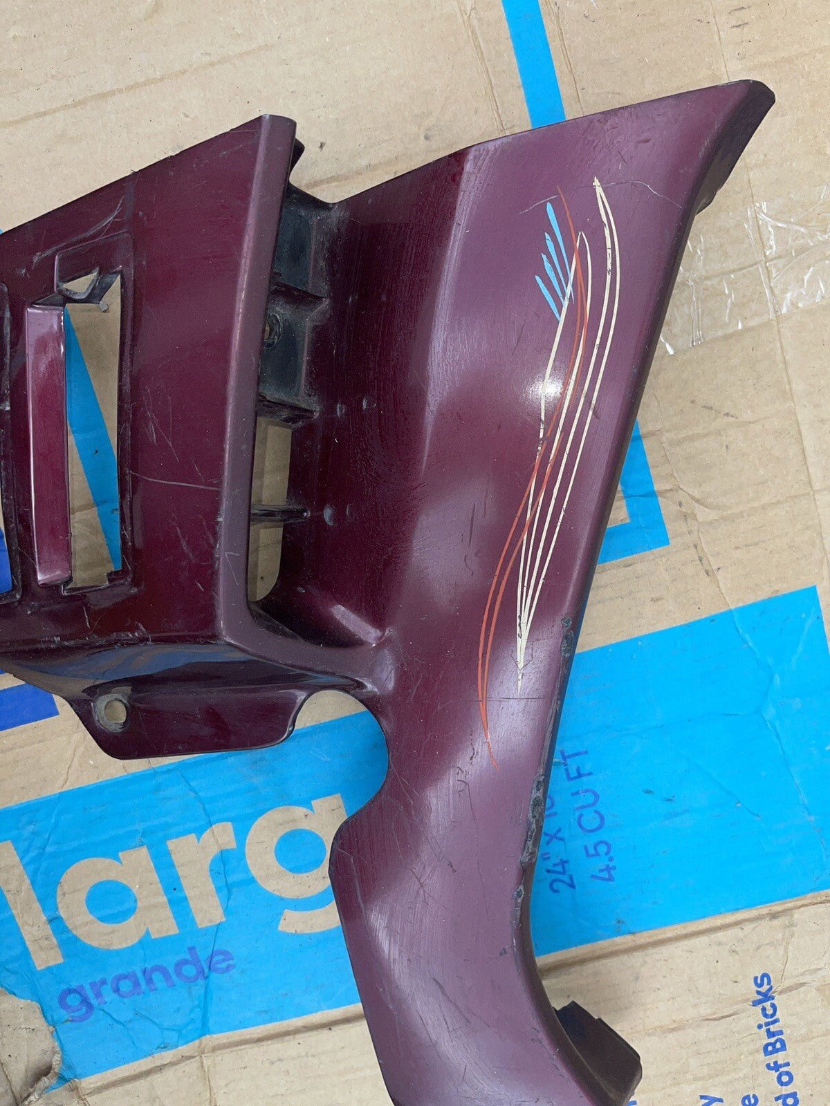 85 Honda Goldwing 1200 Gl1200a Right Frame Side Under Cover Cowl Panel