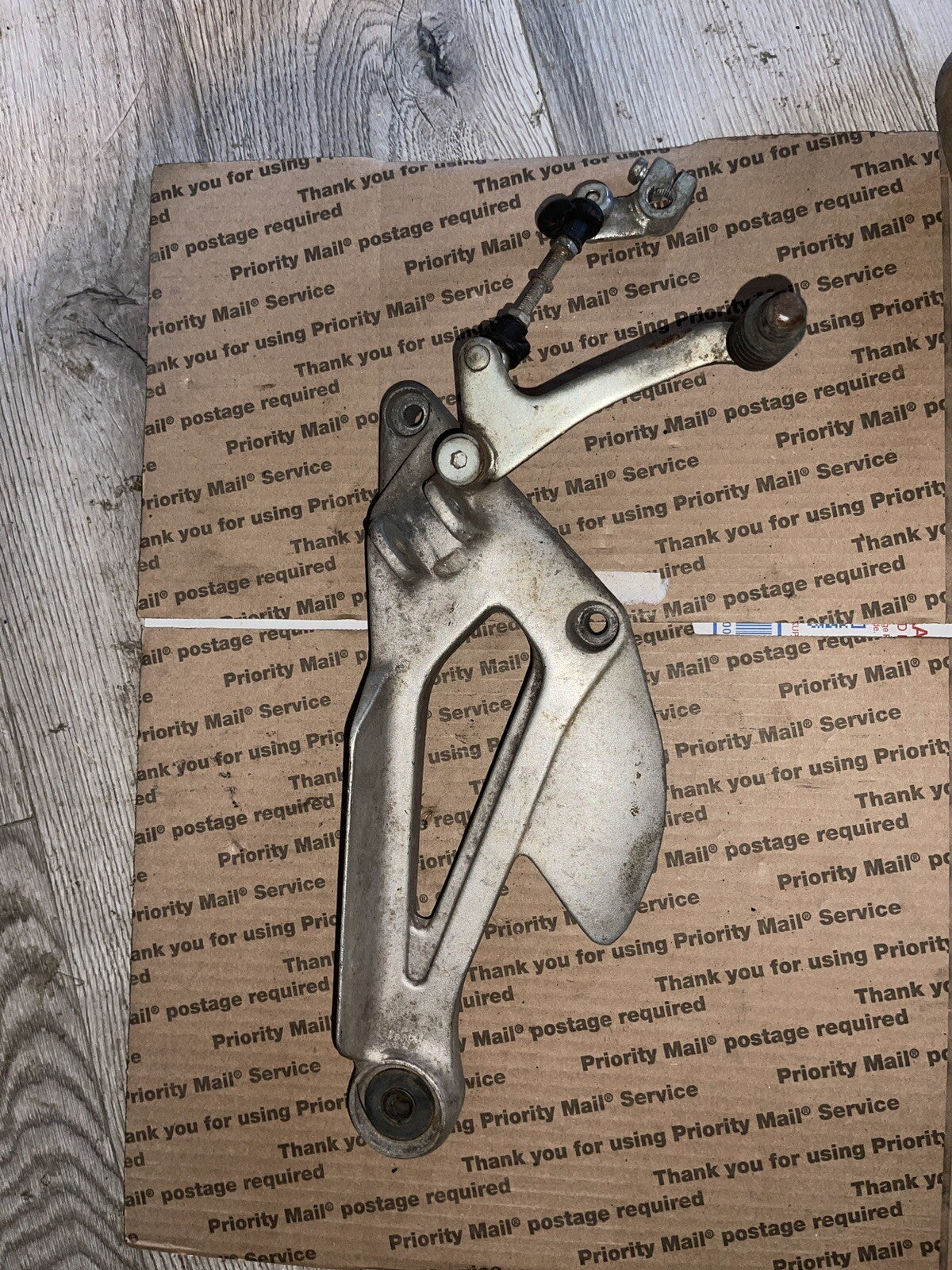 1995 95 Yamaha Seca II XJ600S XJ 600 shifter pedal front left foot peg rest