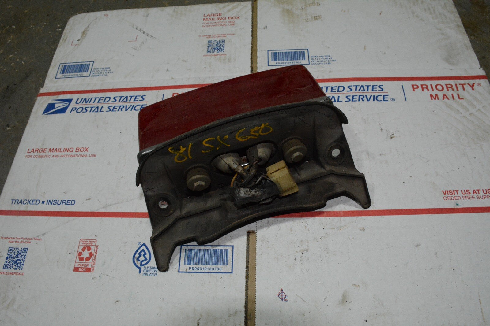 1980 81 82 Yamaha XS650S XS650 rear brake tail light works OEM Original
