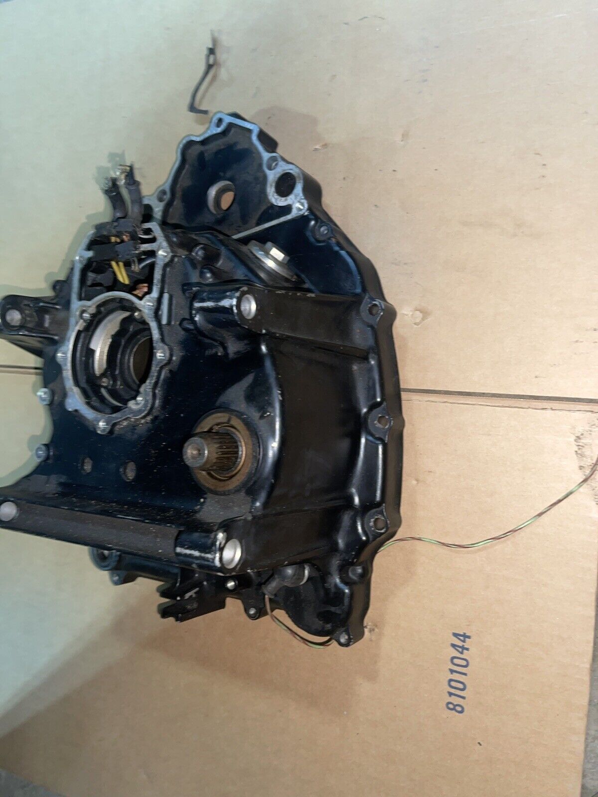 93-01 KAWASAKI NINJA ZX11 LOWER ENGINE BOTTOM CRANKCASE CRANK CASES MOTOR BLOCK