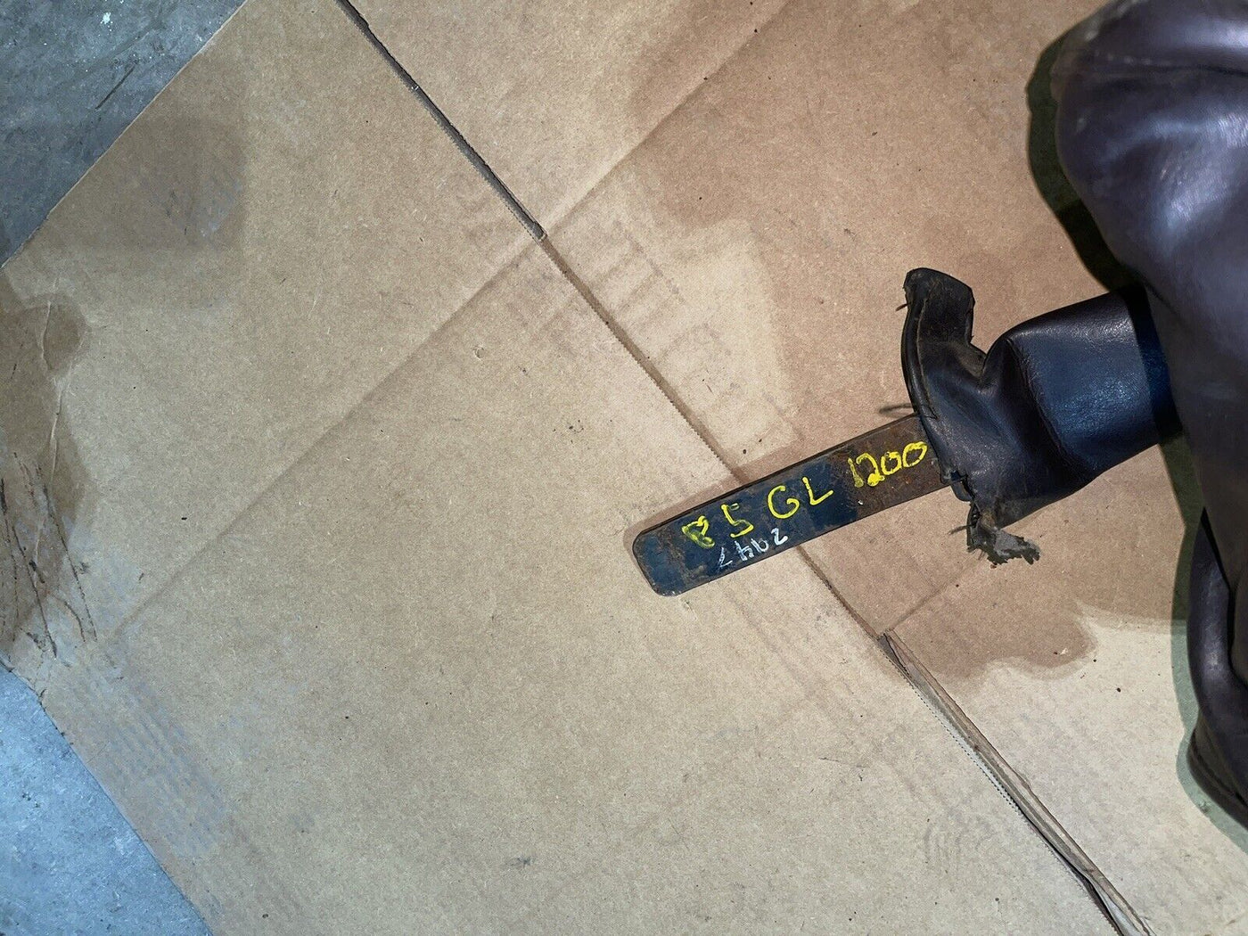85 honda gl 1200 rear seat backing
