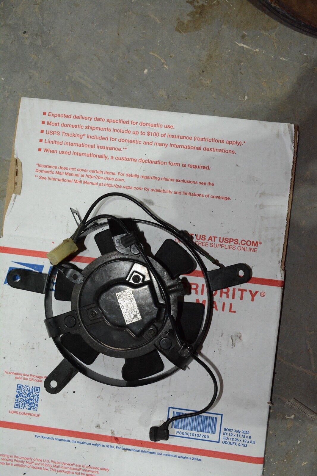 99 honda nt 650 radiator fan