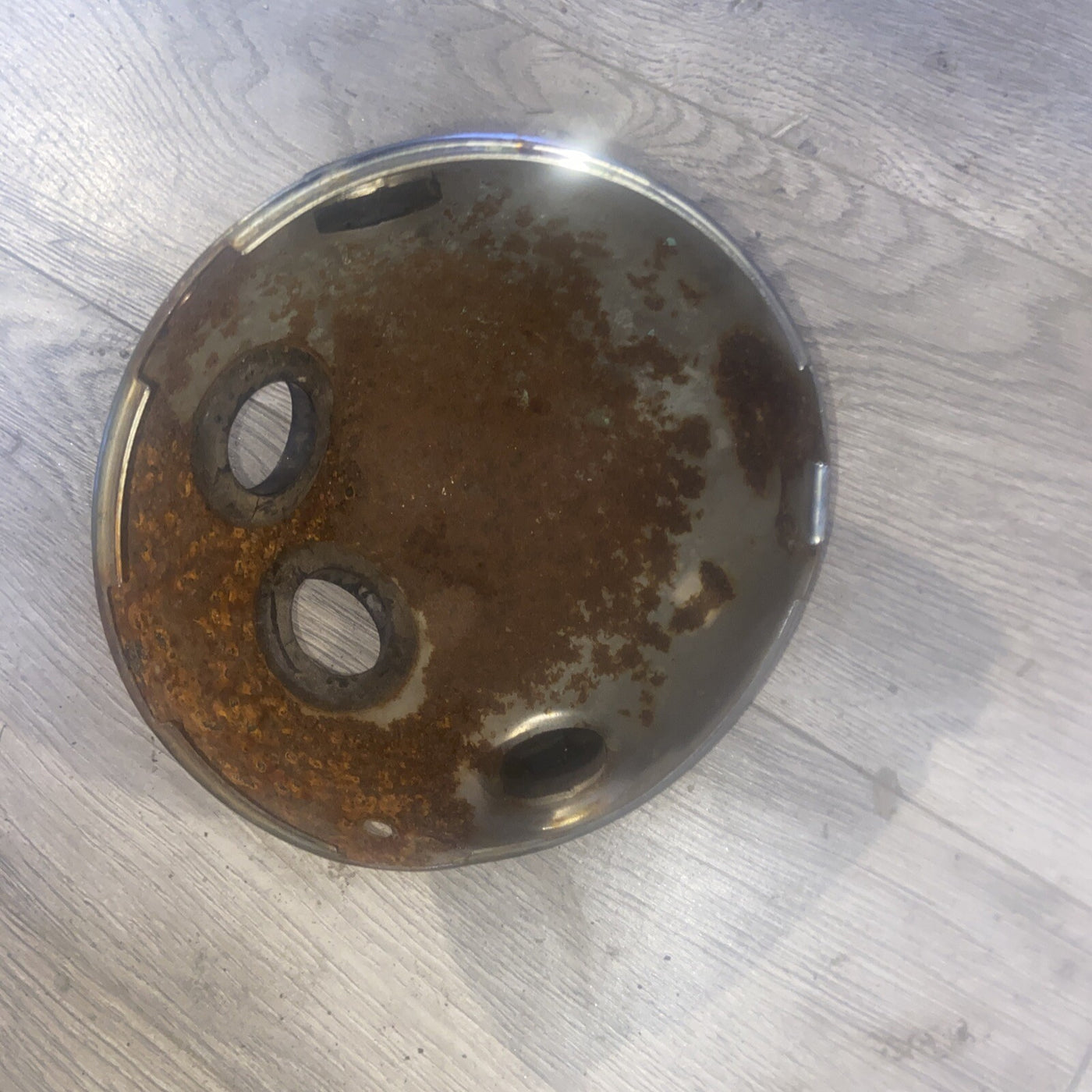 1982 Suzuki GS550chrome headlight head light lamp mount bucket