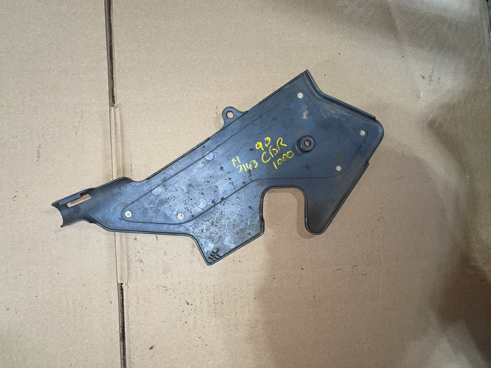 1990 90 Honda CBR1000 CBR1000F Hurricane left Side Cover Fairing Cowling Panel