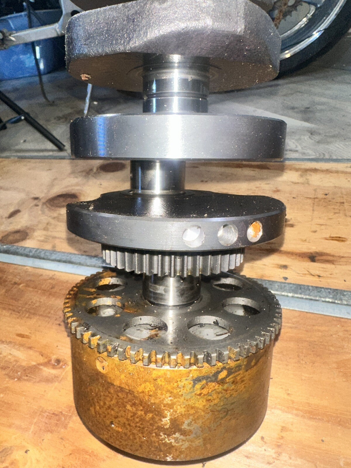 2006 06-08 Kawasaki Ninja 650R EX650R Crankshaft Crank Shaft Connecting Rod Gear