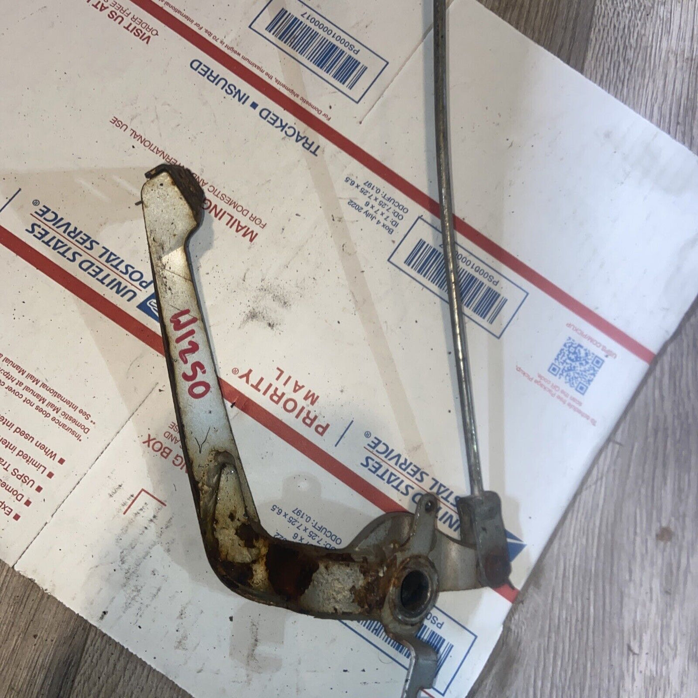 1990 90 KAWASAKI EX500 GEAR SHIFT SHIFTER SHIFT LEVER ENGINE MOTOR
