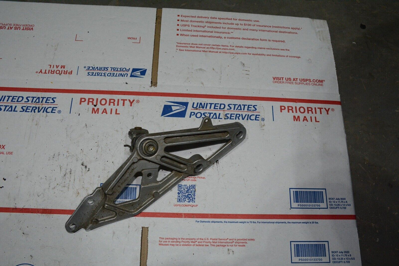92 93 Suzuki GSXR 600 750 Front Right Rearset Foot Peg