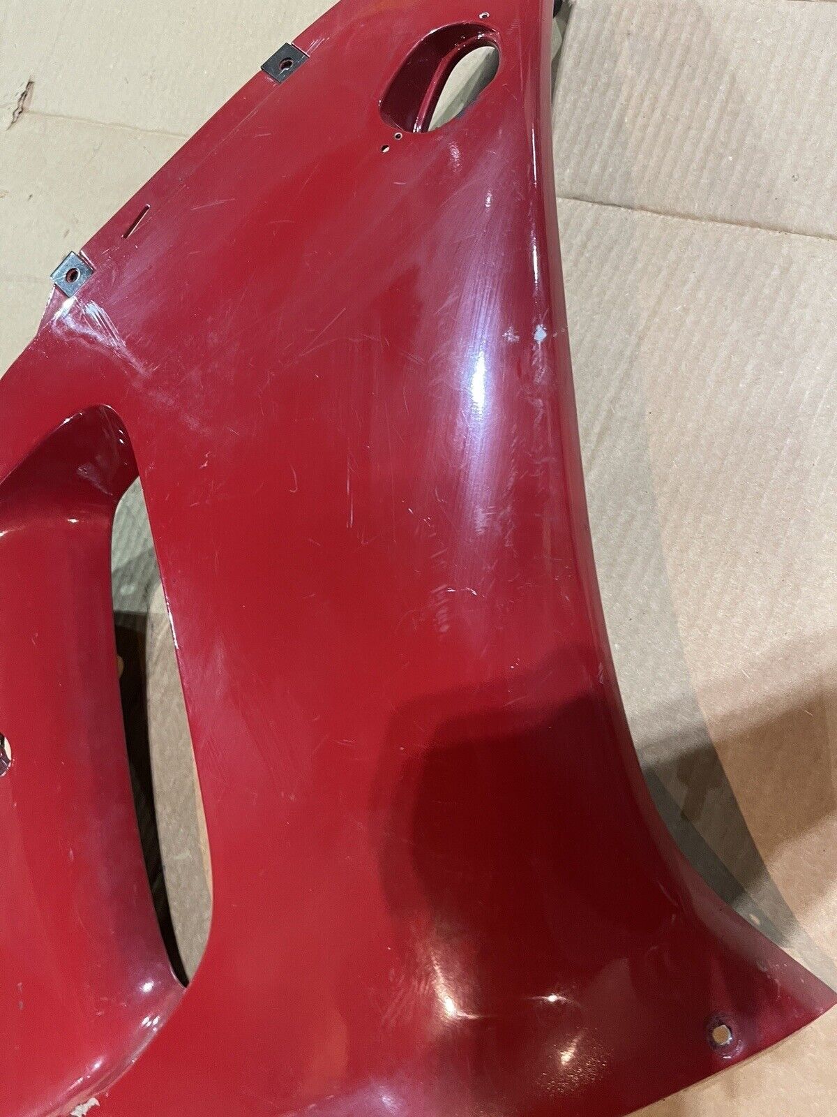 99 00 01 02 Yamaha R6 YZF-R6 OEM right Side mid fairing red