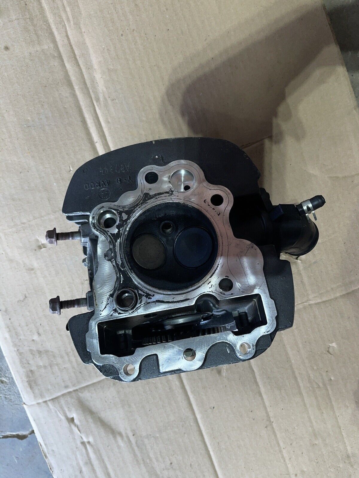 2004-08 Yamaha XVS650 Vstar Forward Engine Cylinder Head Cylinder Jug