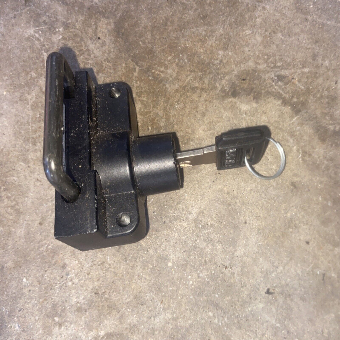 Motorcycle Yamaha Rear Helmet Lock