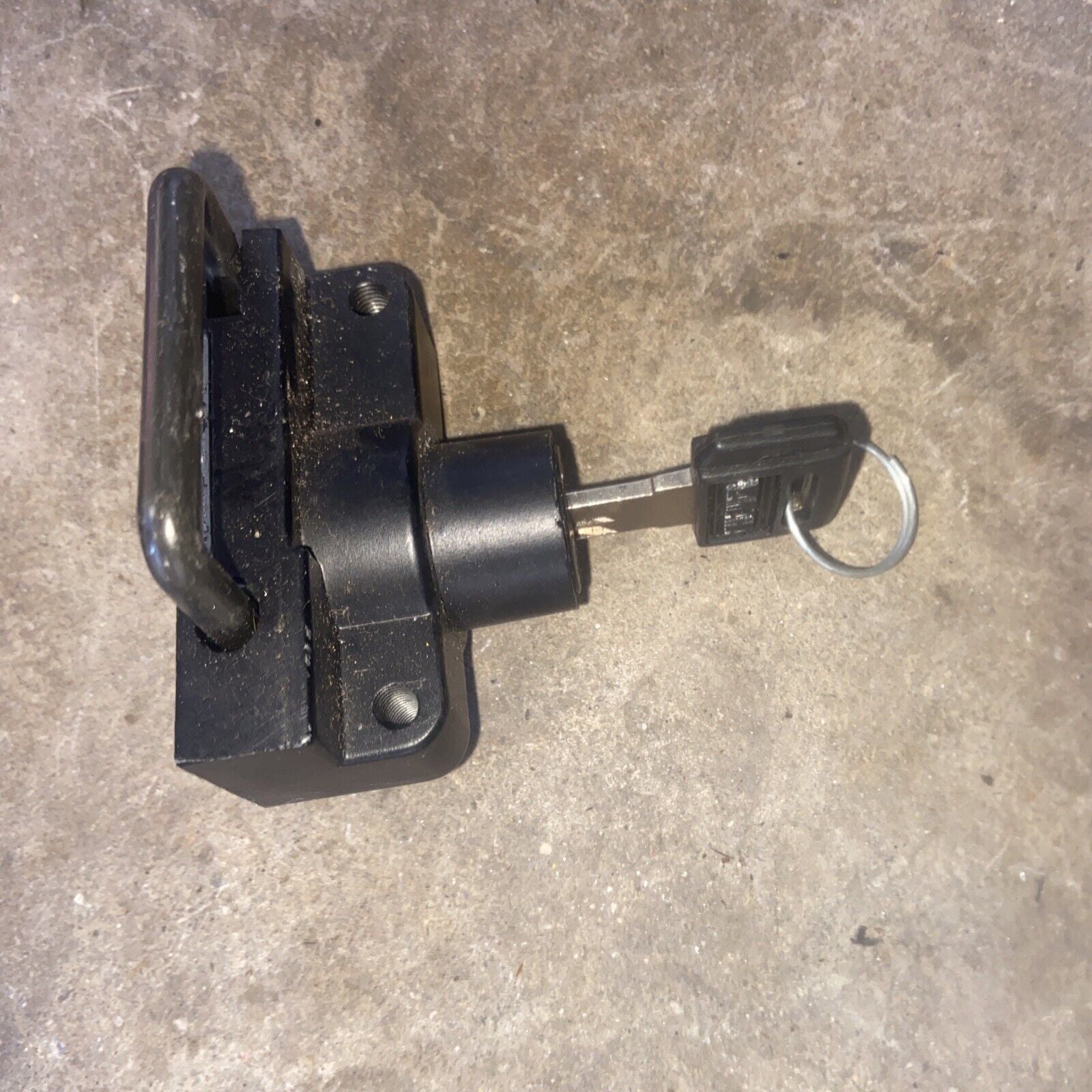 Motorcycle Yamaha Rear Helmet Lock