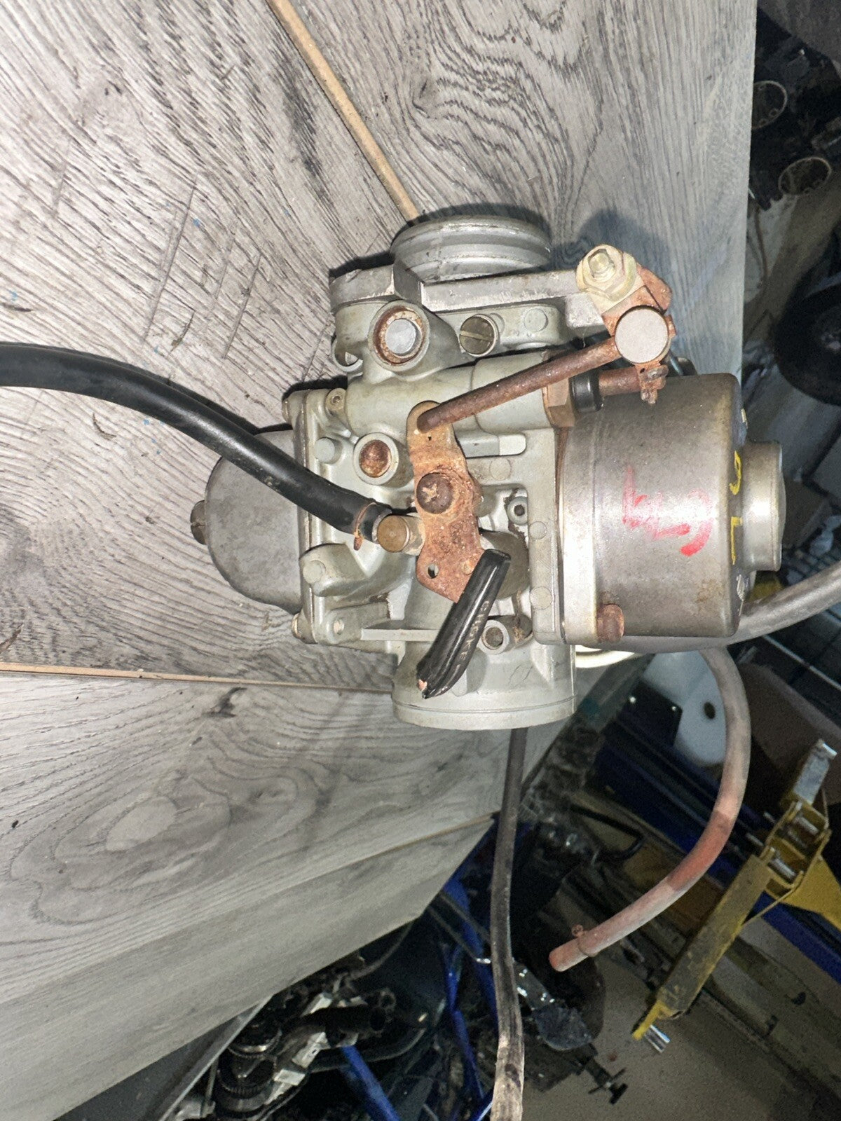 1976 Kawasaki KZ400 Keihin carburetor carbs Needs Rebuilding MISSING SPRINGS