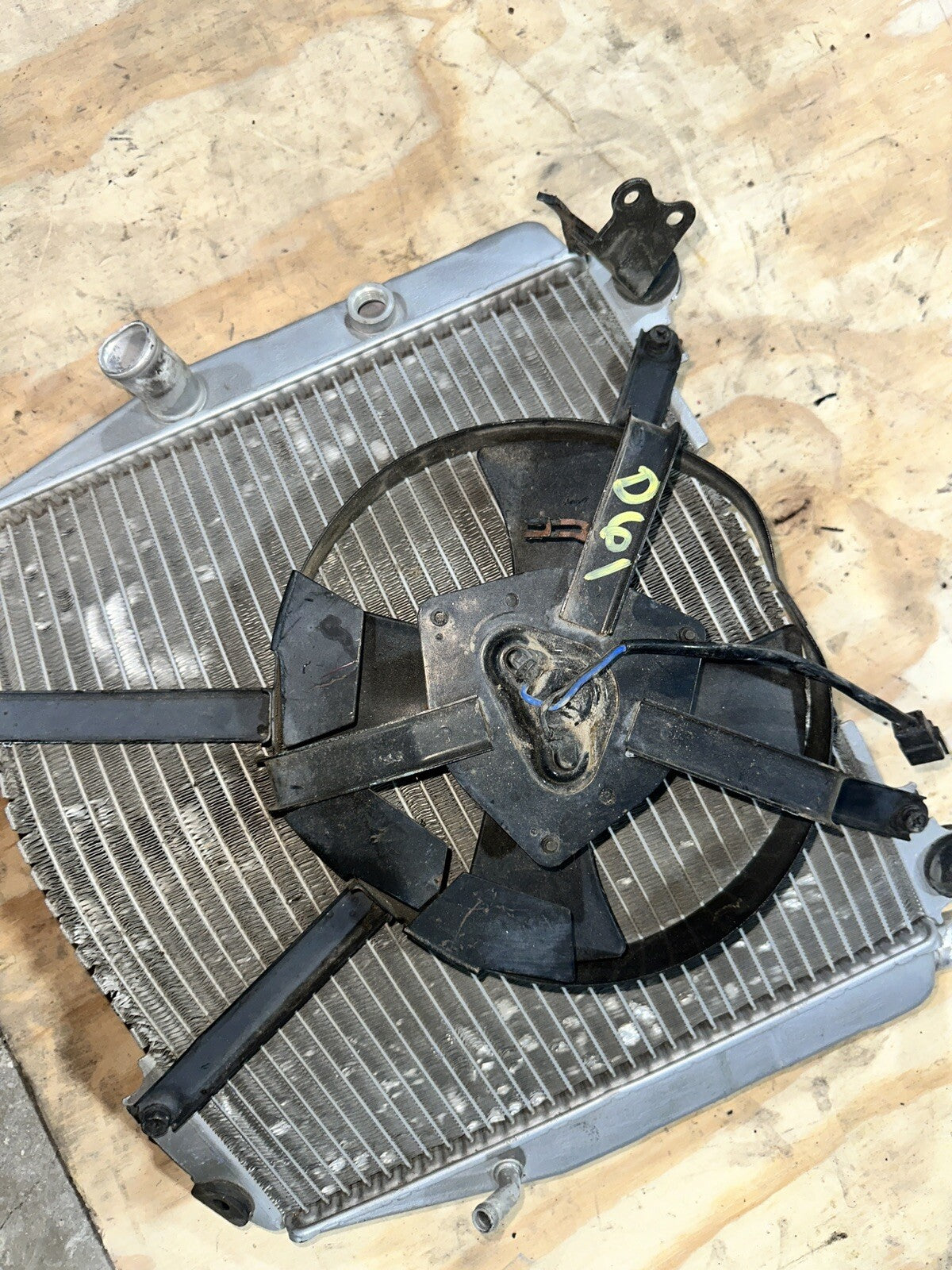 96-03 KAWASAKI NINJA ZX7R ENGINE RADIATOR MOTOR COOLER COOLING RADIATER