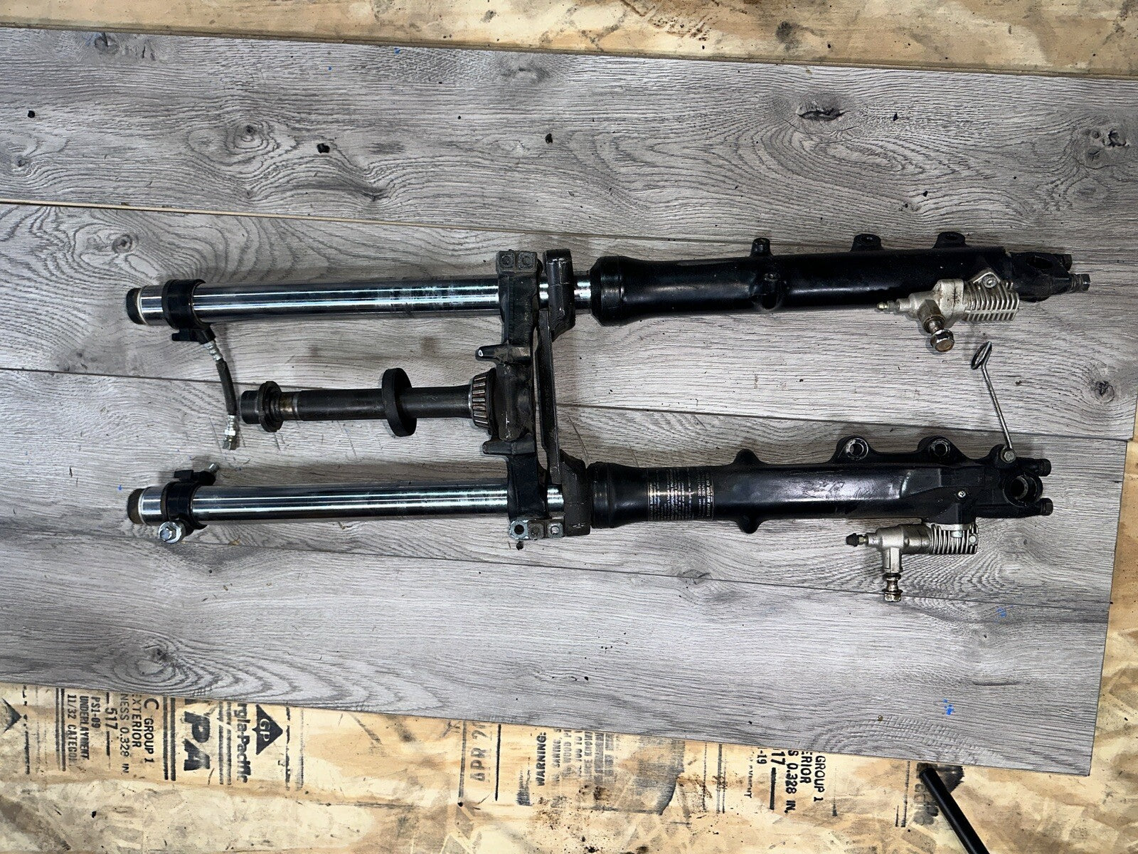 1983 SUZUKI GS1100ES FRONT FORKS SHOCK SUSPENSION SET 51104-49500