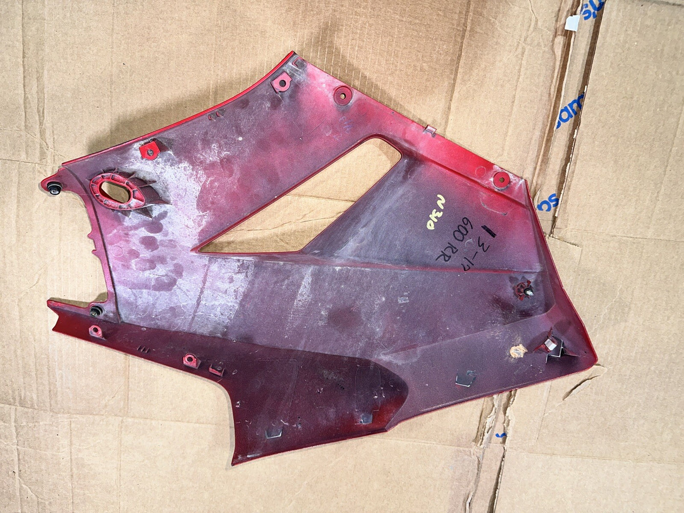 13-18 HONDA CBR600RR LEFT LOWER MID UPPER SIDE FAIRING COWL