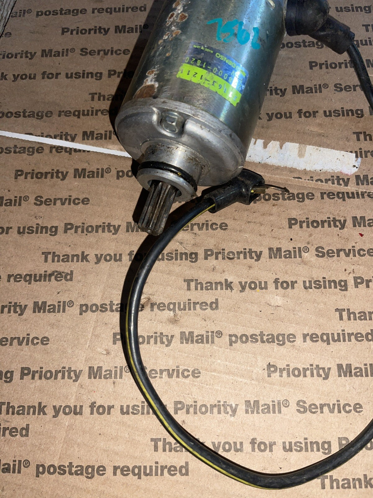 1993-2005 Kawasaki Ninja ZX6 ZX600E starter motor, electrical starter, OEM