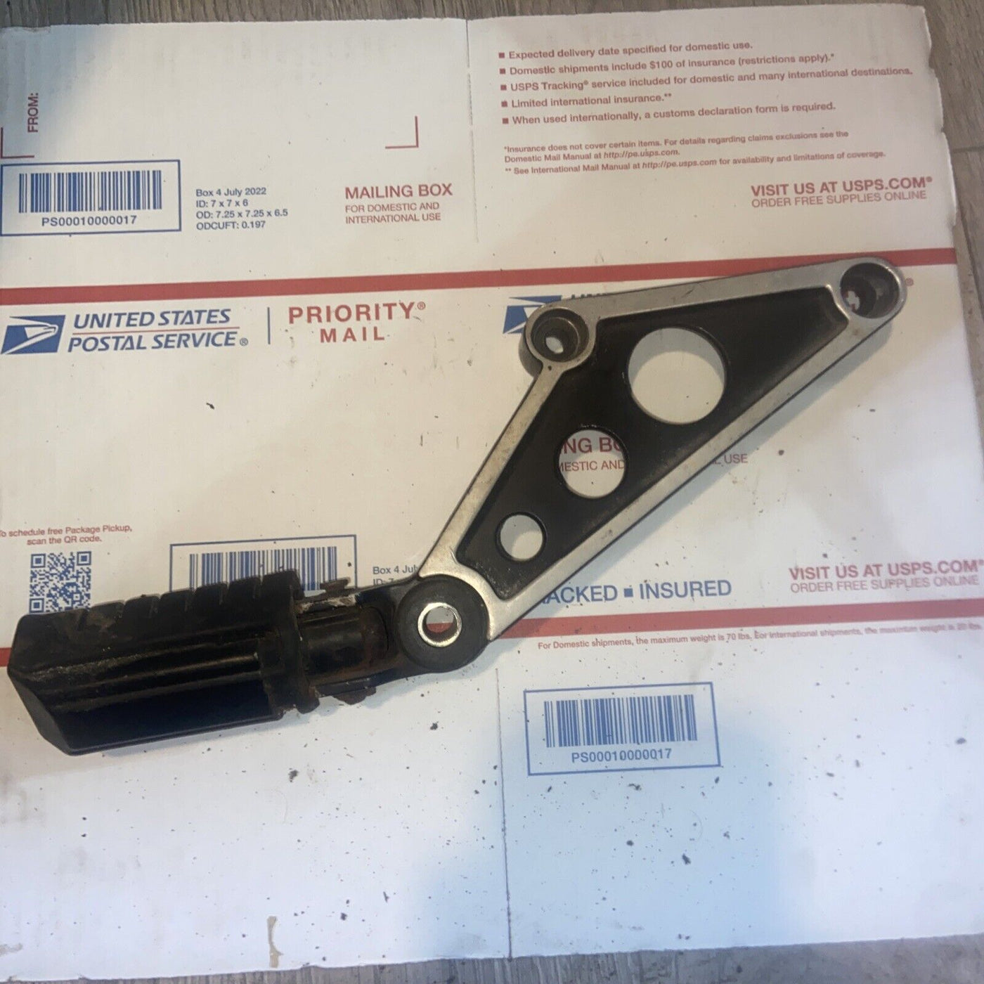 1984 84-86 Honda CB700SC CB700 Nighthawk Right Rear Passenger Foot Peg