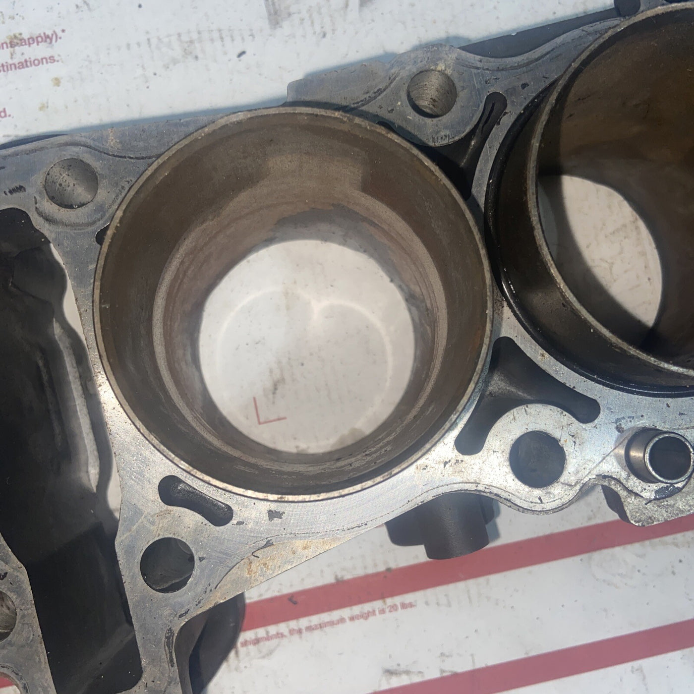 1993 GSXR750 ENGINE MOTOR PISTON CYLINDERS BLOCK JUG
