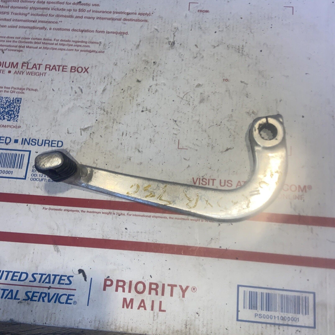 1986 Suzuki GSXR750 OEM REAR BRAKE PEDAL BRAKE LEVER
