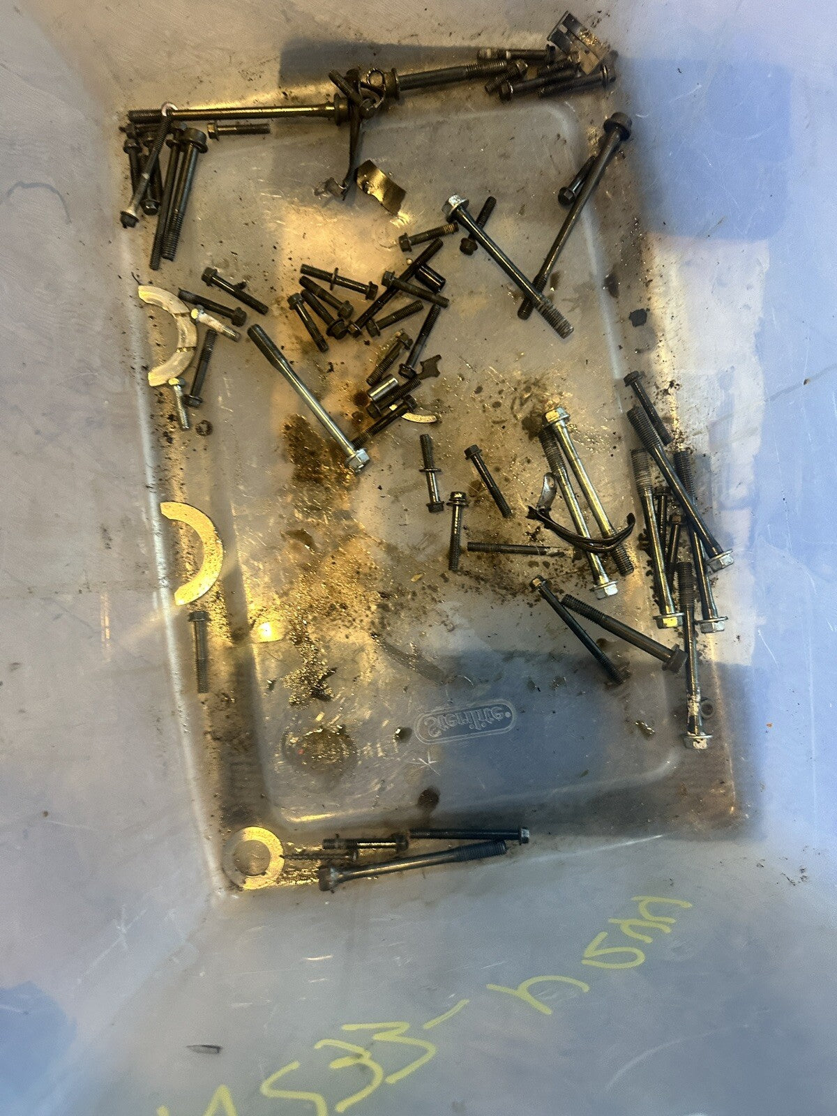 04-05 Suzuki GSXR 600 Engine Cover Bolts Screws Motor Cover Bolts