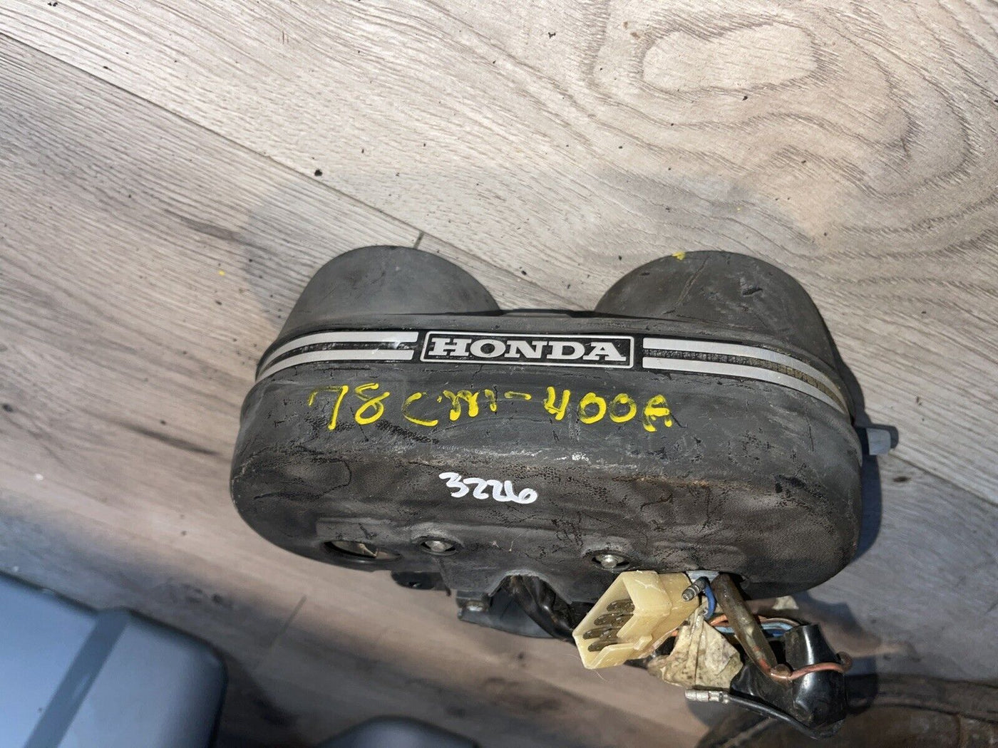 1978 Honda CB400A Hawk Hondamatic Gauges Cluster Speedo Tach