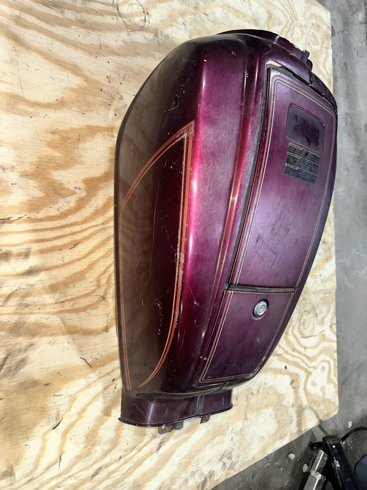 1982 HONDA GOLDWING GL1100 FALSE GAS TANK+TRIM PANELS NO KEY