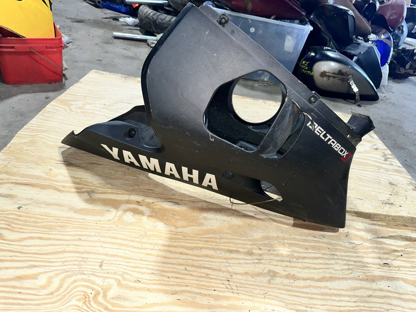 99-02 YAMAHA YZF R6 RIGHT LEFT LOWER BOTTOM BELLY SIDE FAIRING COWL