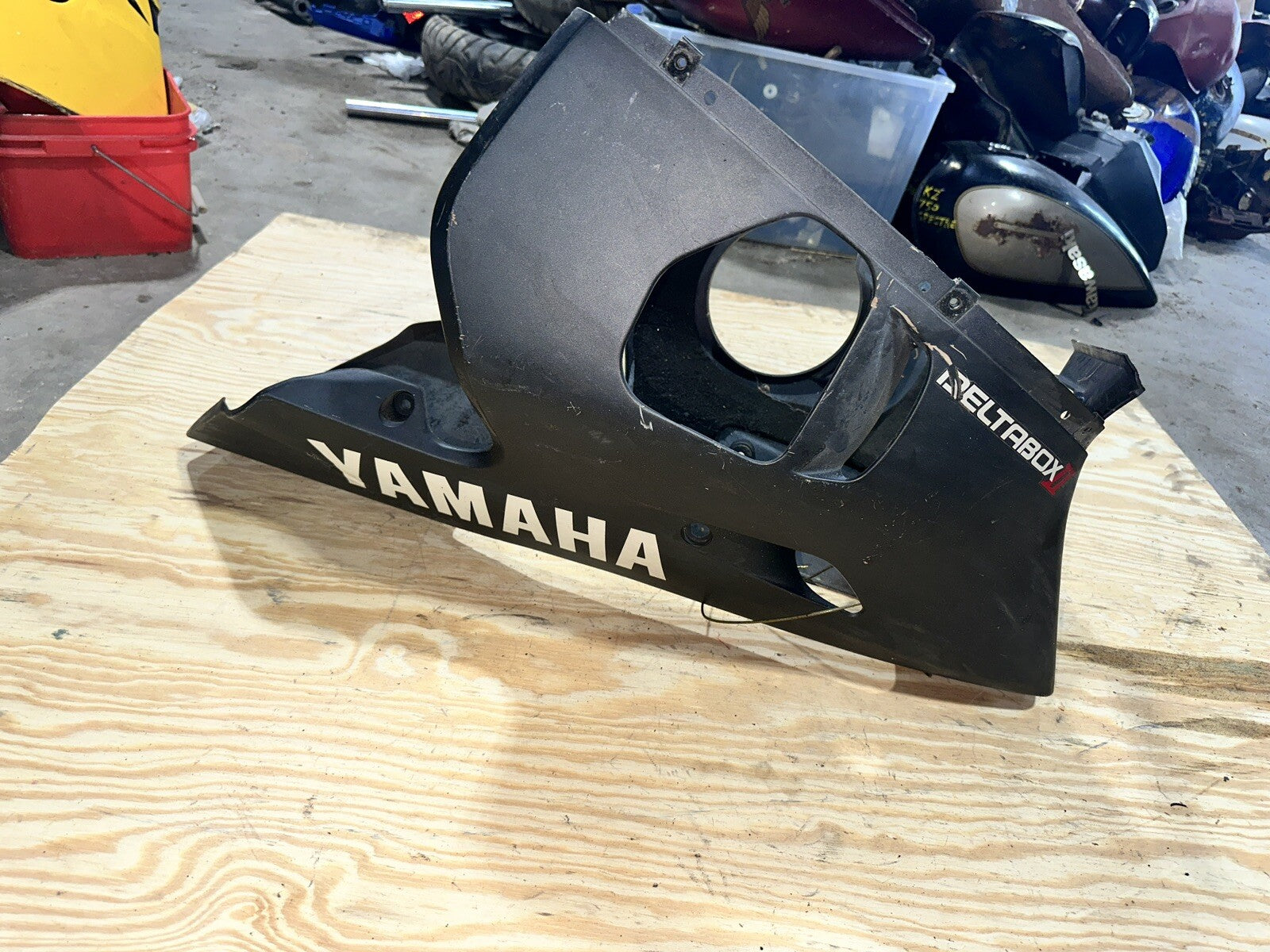 99-02 YAMAHA YZF R6 RIGHT LEFT LOWER BOTTOM BELLY SIDE FAIRING COWL