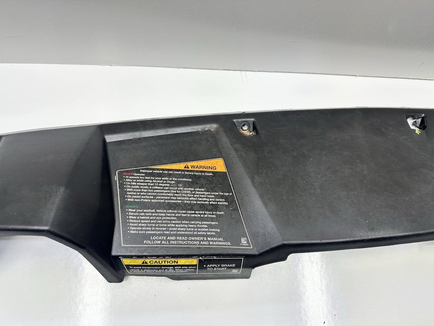 Polaris Ranger Xp 900 13 Upper Dash Panel 5439014-070