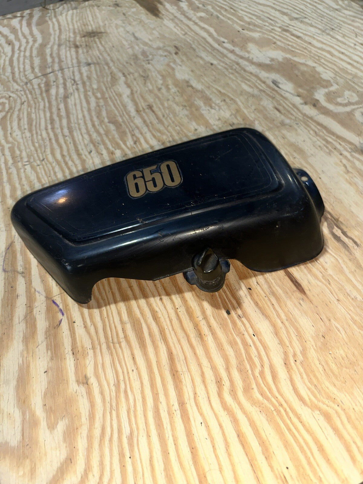1975 YAMAHA XS650 XS 650 SIDE COVER RH STOCK PAINT *2067