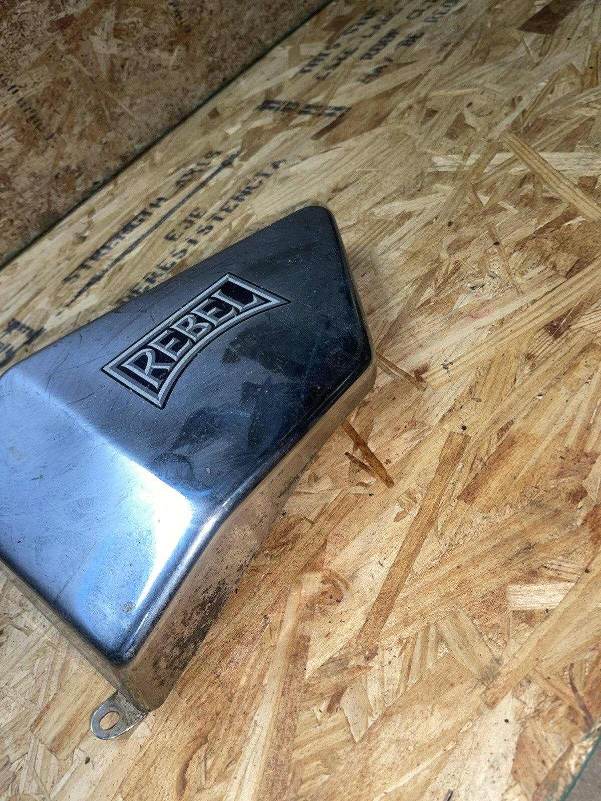 87 Honda CMX 250 CMX250 Rebel left side chrome cover