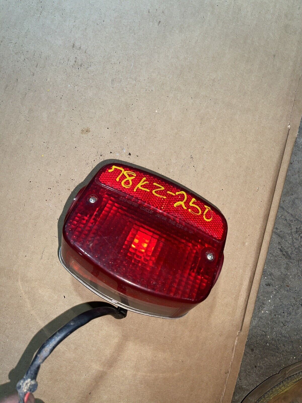 Kawasaki KZ250 KZ 250 LTD 1980 rear taillight tail brake light 