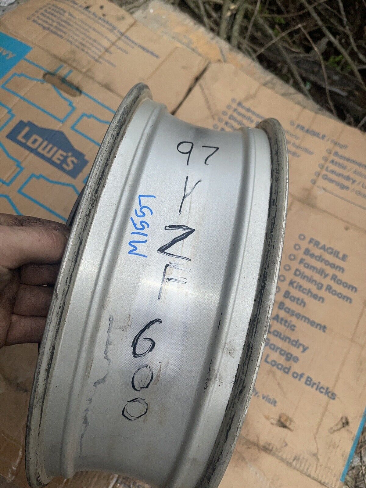 97-07 yamaha yzf600r R6 yzf 600 Rear Wheel Rim