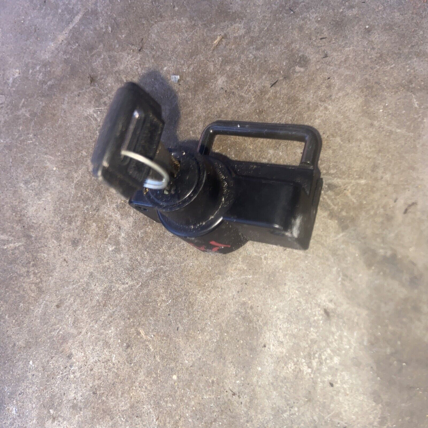 Motorcycle Yamaha Rear Helmet Lock