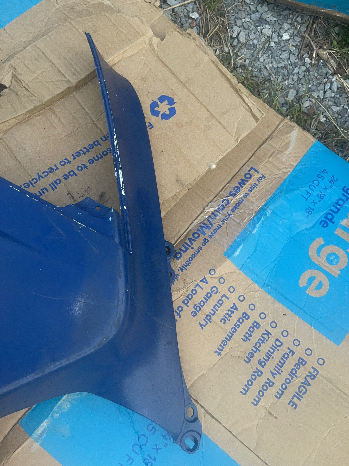 Honda 1993 CBR600F2 CBR 600 F2 Left Side Frame Cowl Fairing 64350-MV9-0000
