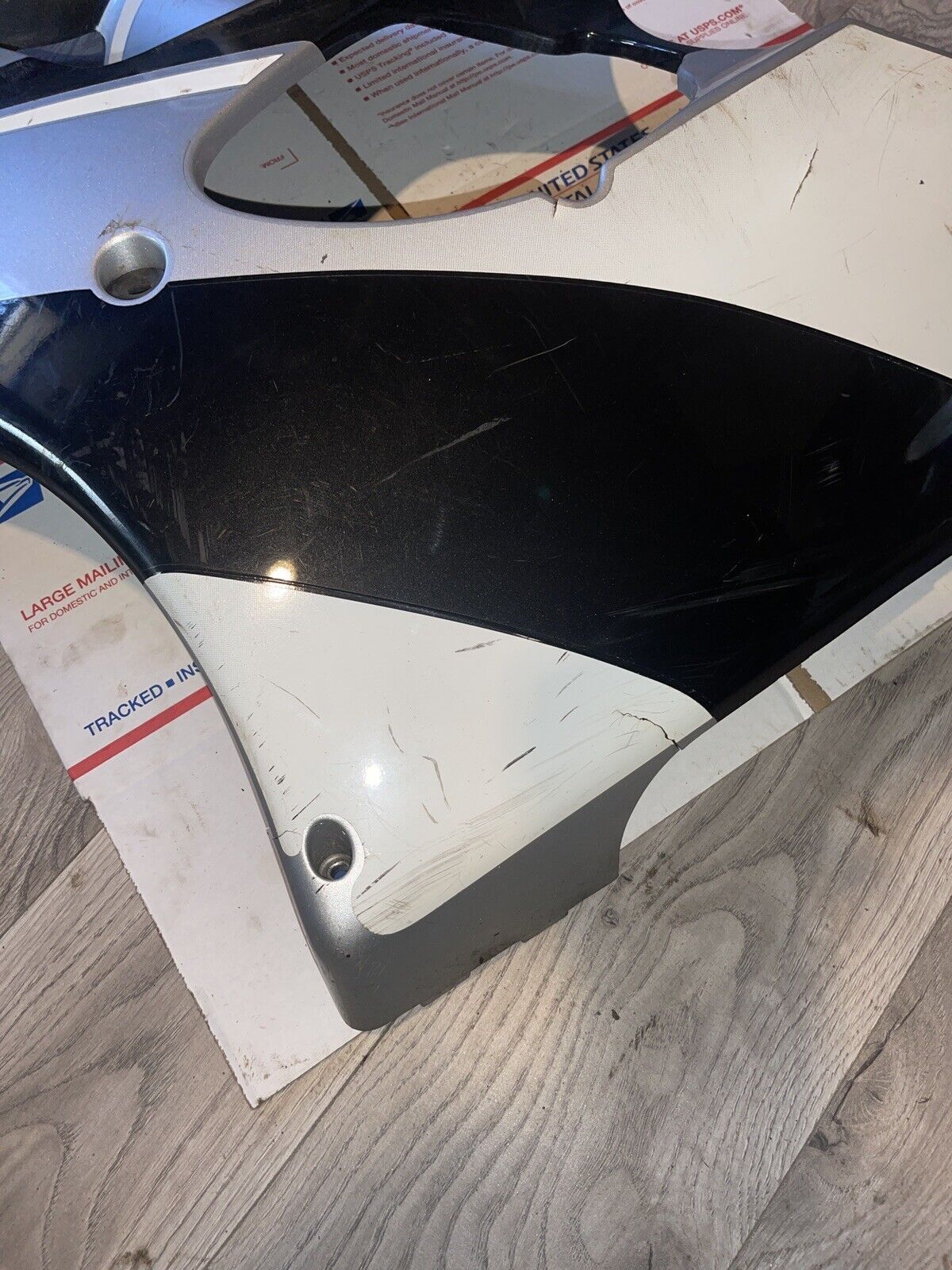 00-02 KAWASAKI ZX6R ZX600J LEFT SIDE LOWER FAIRING COWL
